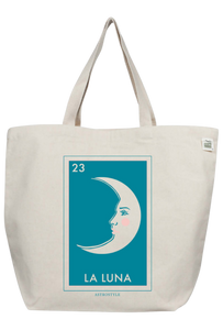 ECOBAGS & Astrostyle "La Luna" 100% Recycled Cotton Tote