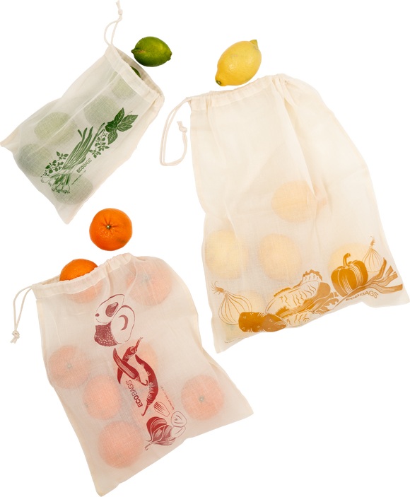 Printed Produce Bag 3 Set