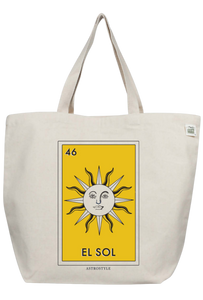 ECOBAGS & Astrostyle "El Sol" 100% Recycled Cotton Tote