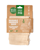 Set 3: 100% Certified Organic Mesh Produce Bag - Medium